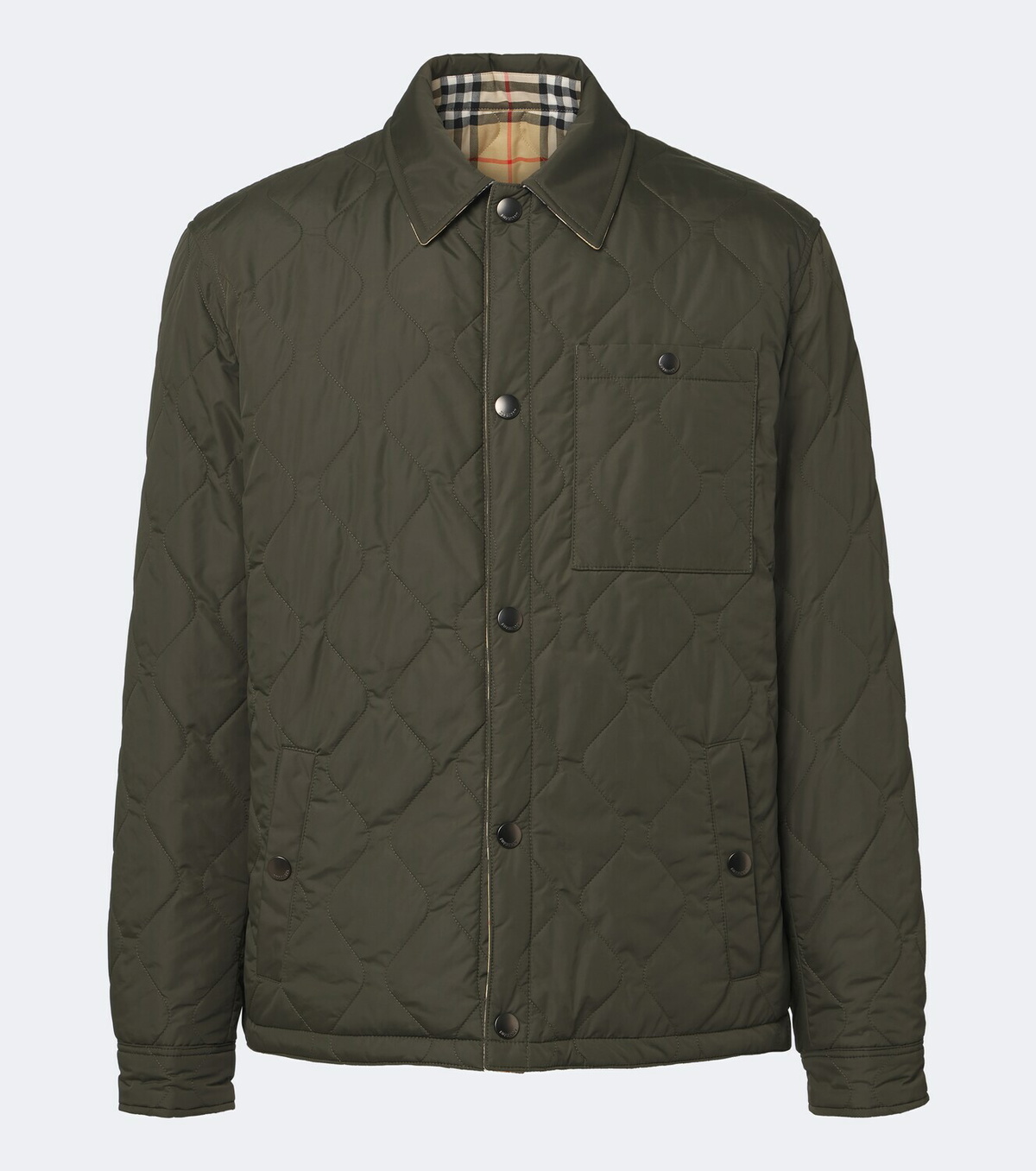 Burberry Brighton Burberry Check reversible overshirt