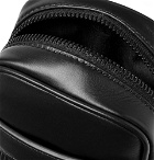 Bottega Veneta - Perforated Leather Messenger Bag - Black