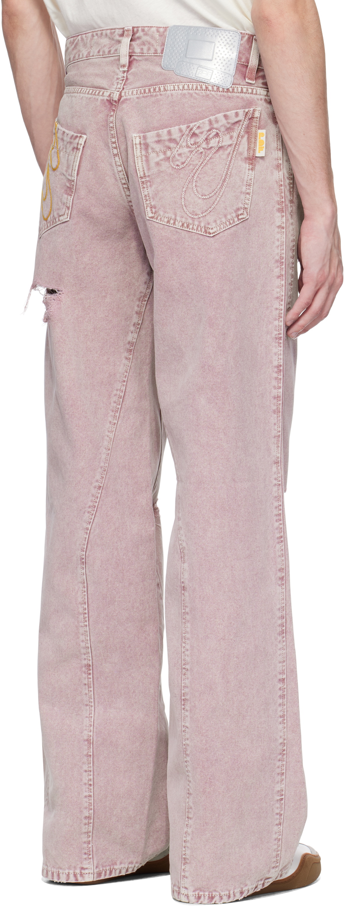 PDF Pink 'Rich Kid' Jeans