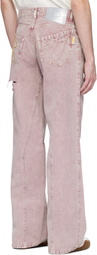 PDF Pink 'Rich Kid' Jeans