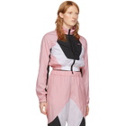 Kirin Pink and White Combo Track Jacket