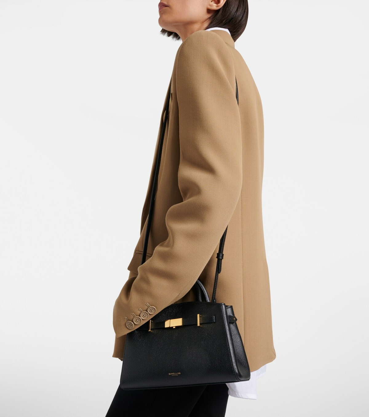 DeMellier Hudson Small leather top-handle bag