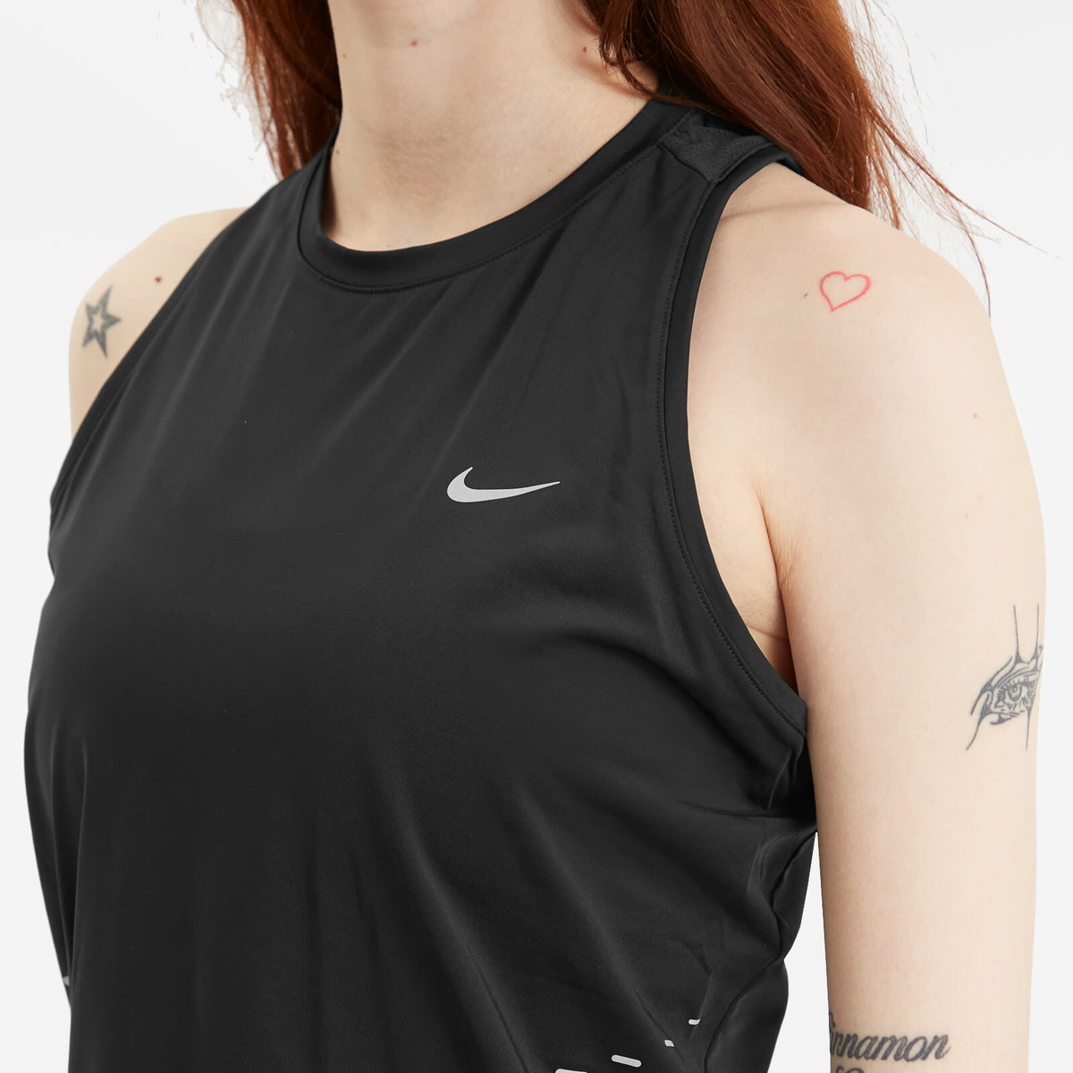 Nike Women's Swift Dri-Fit Tank Top in Black