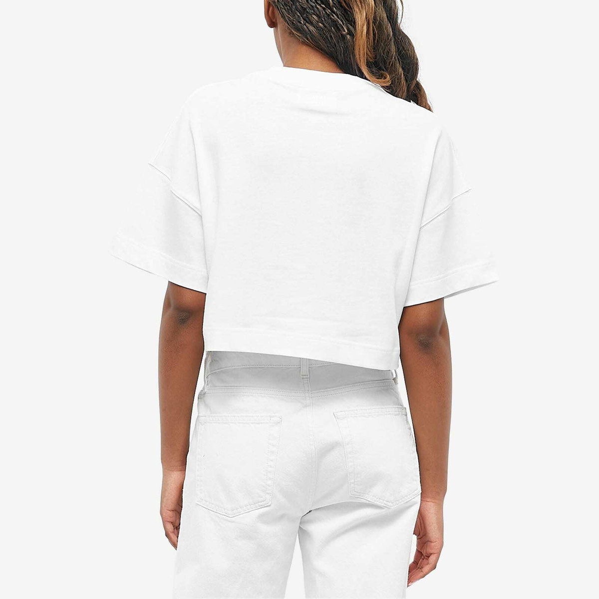 トップス andmary Ami shirring logo tops white 新品】Andmary Mary