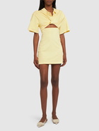 JACQUEMUS La Robe Tshirt Bahia Cotton Mini Dress