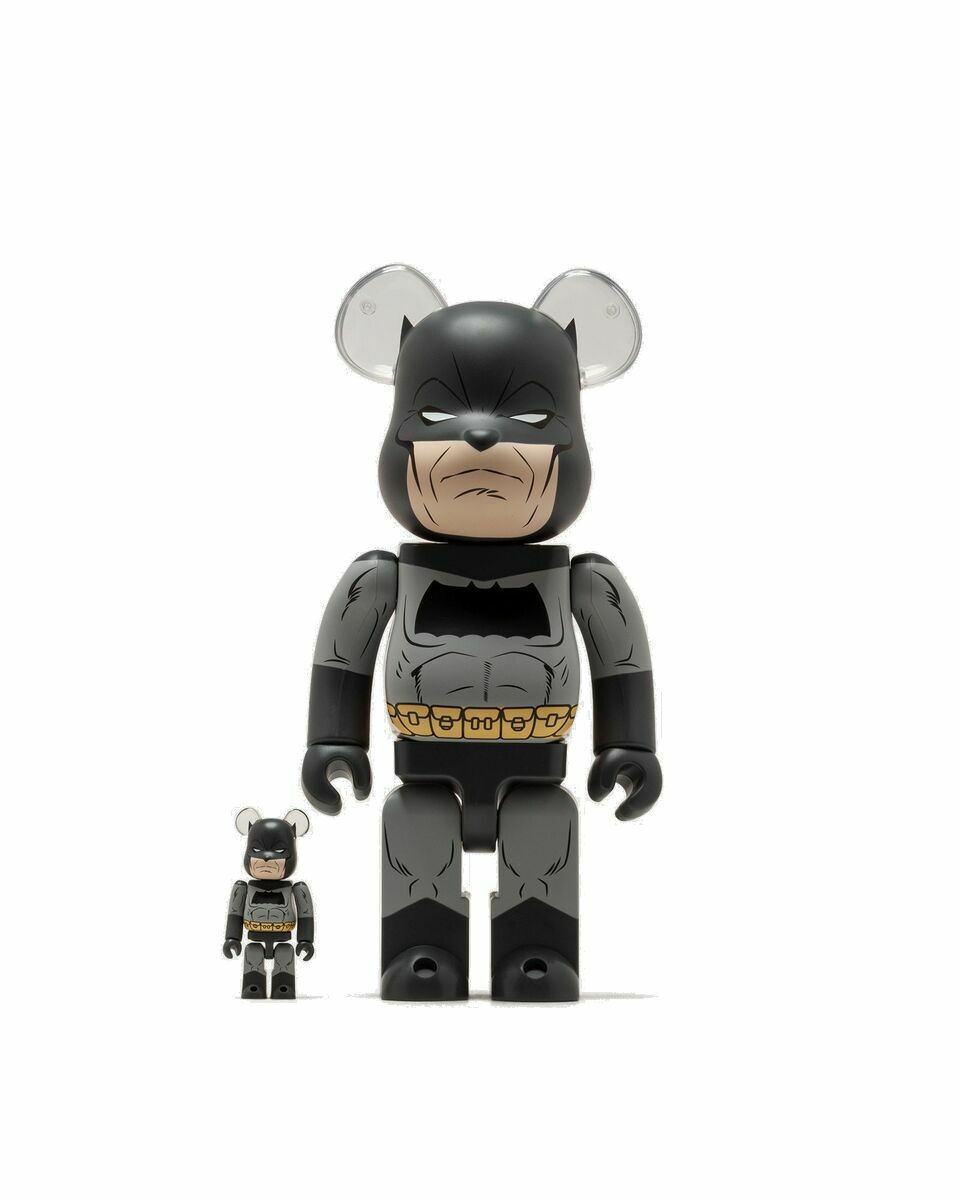 Photo: Medicom Bearbrick 400% The Dark Knight Returns Batman 2 Pack Black|Grey - Mens - Toys