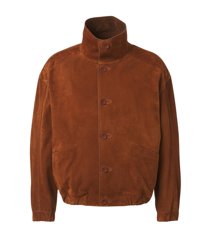 Photo: Zegna Suede bomber jacket