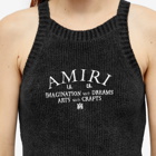 AMIRI Women's Racer Back Logo Tank Dress