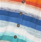 Loewe - Paula's Ibiza Striped Cotton Cardigan - Blue