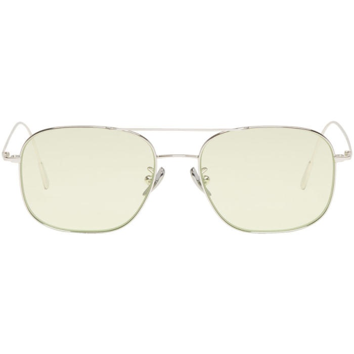 Photo: Cutler And Gross Silver and Green 1267 Sunglasses