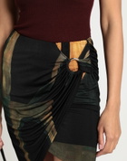 Louisa Ballou Womens Mini skirt in Black