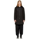 Stone Island Shadow Project Black Long Jacket