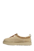 UGG Tasman Crafted Loafers In Beige Suede