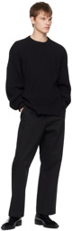 Jil Sander Black Oversized Sweater