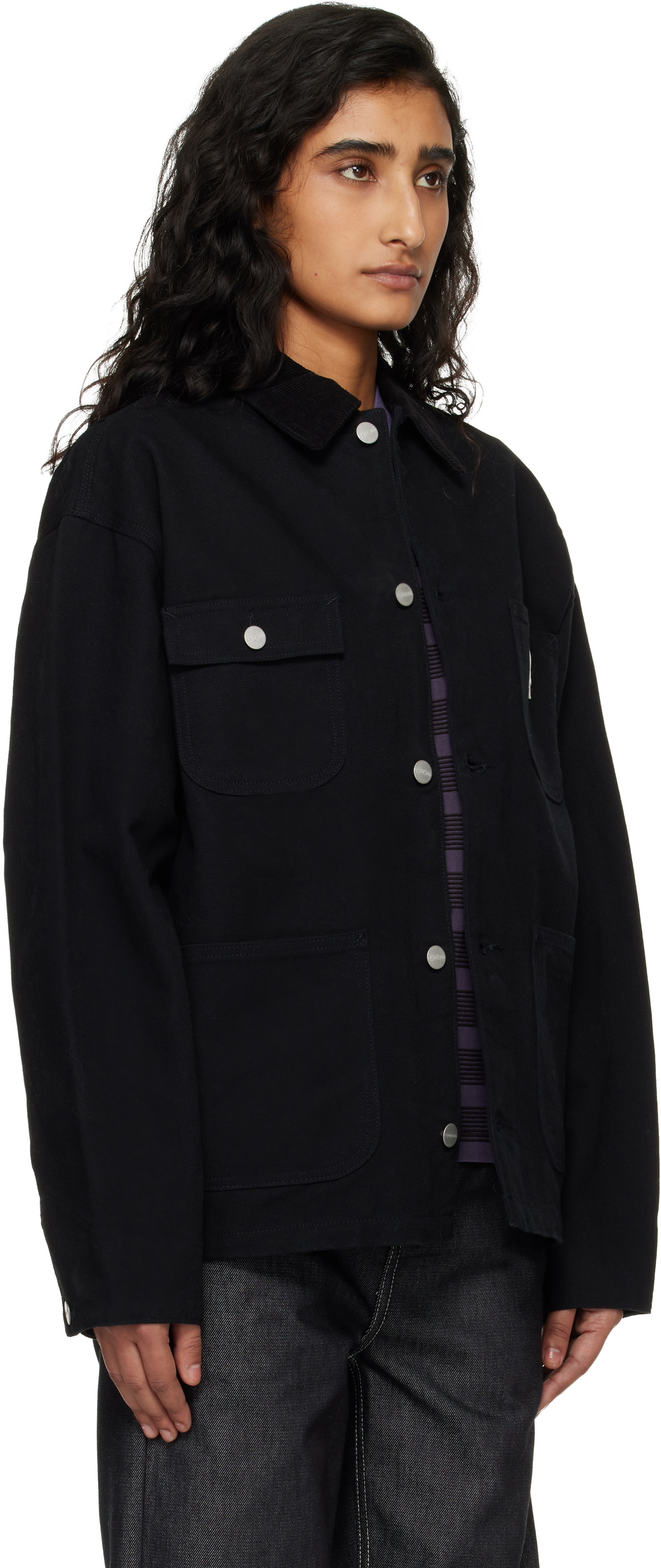 Carhartt Work In Progress Black OG Michigan Coat