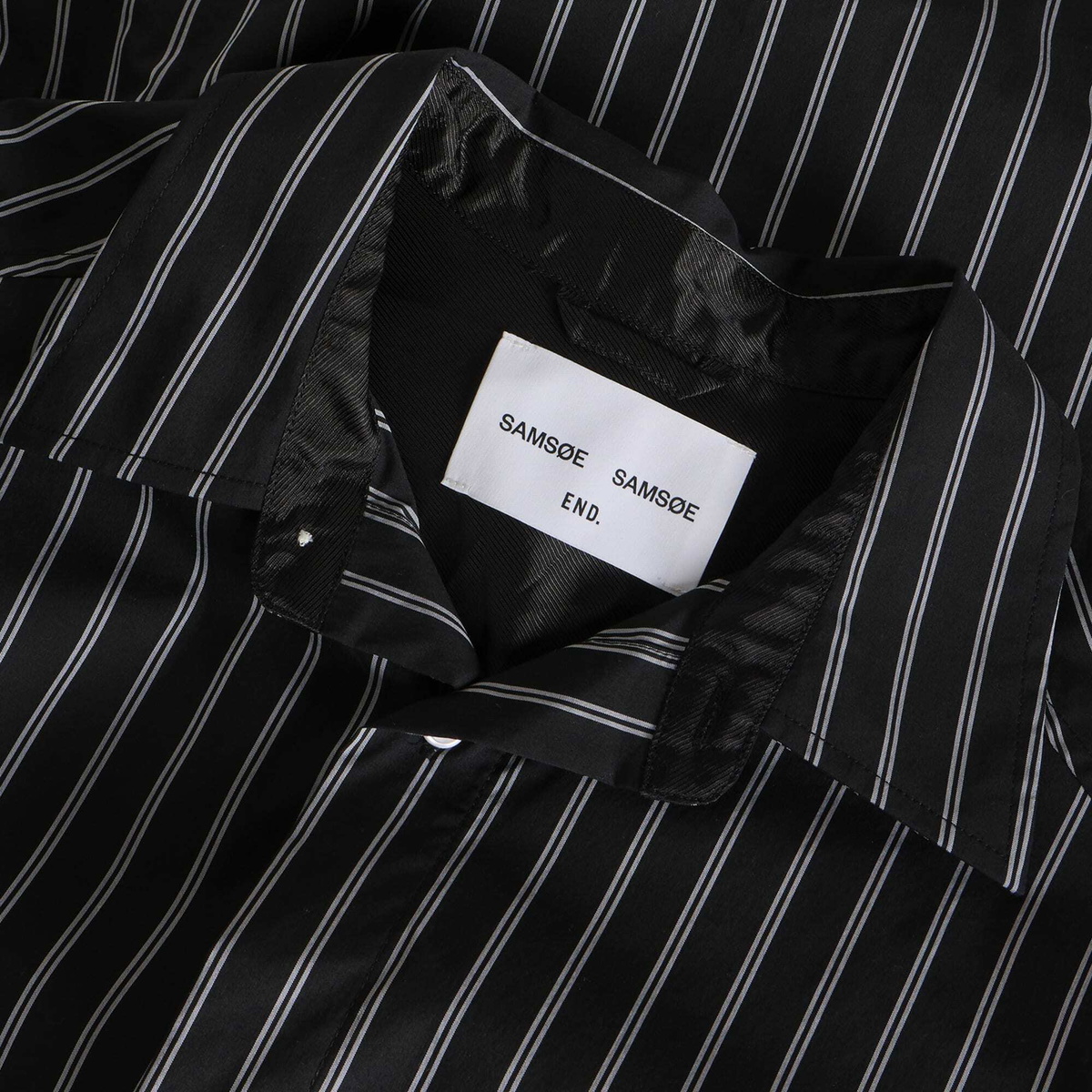 END. x Samsøe Samsøe Men's Saarch Kx Shirt in Black