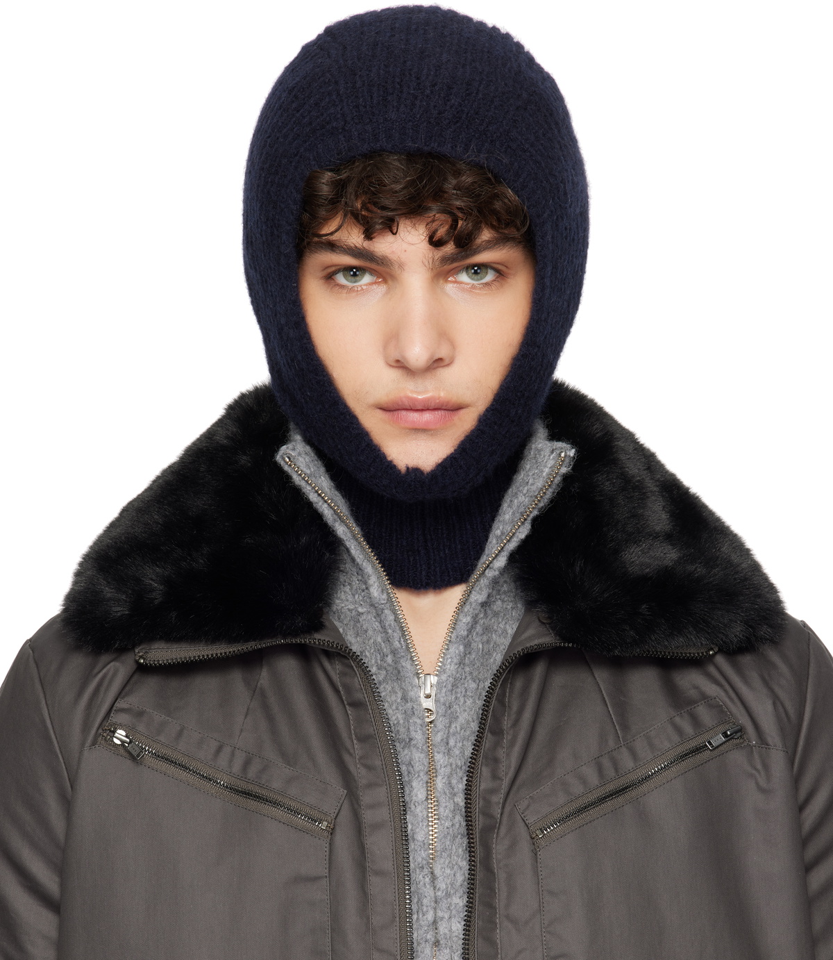 Paloma Wool Navy Buttons Angels Balaclava Paloma Wool