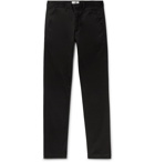 SAINT LAURENT - Black Slim-Fit Denim Chino Trousers - Black