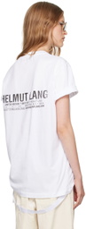 Helmut Lang White New York Seatbelt T-shirt