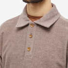NN07 Men's Long Sleeve Joey Polo Shirt in Iron