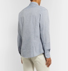 Barena - Slim-Fit Slub Cotton Shirt - Blue