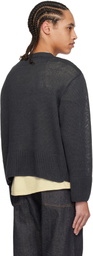 Taiga Takahashi Gray Lot. 525 Crewneck Sweater