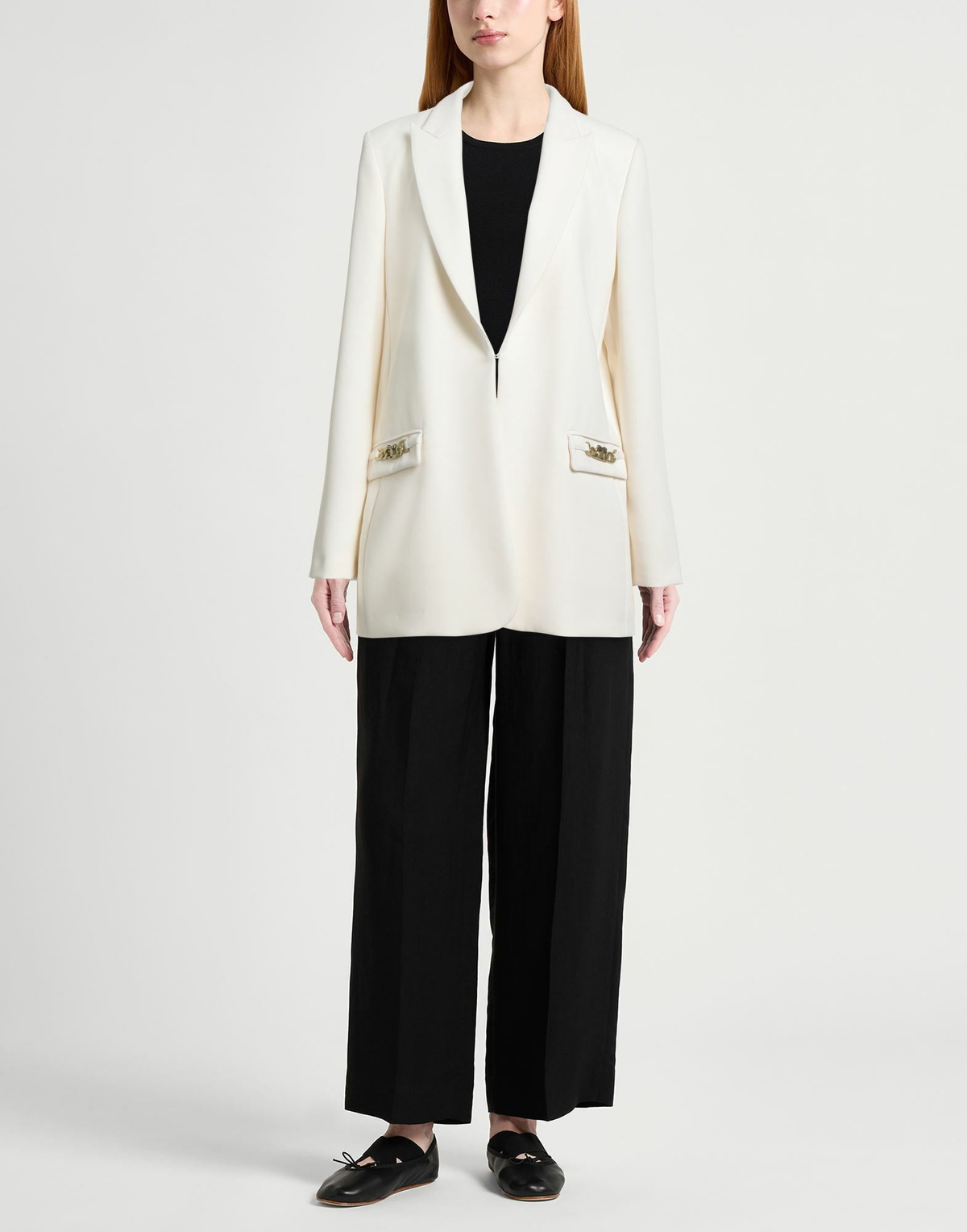 Twinset Womens Blazer Cream