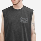 Over Over Men's Run The World Easy Sleeveless T-Shirt in Black 3M