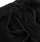 TOM FORD - Cotton-Blend Velour Sweatpants - Black