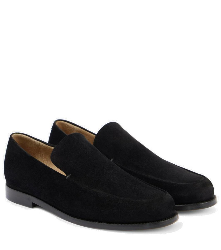 Photo: Khaite Alessio suede loafers