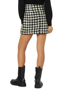 MC2 Saint Barth Woman Wooly Skirt With Pied De Poule Print
