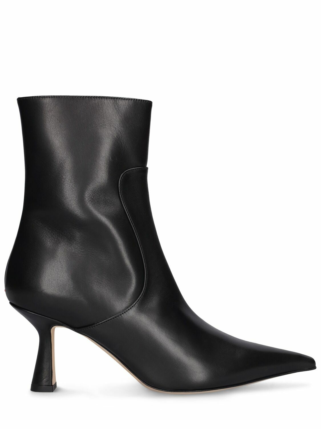 Photo: AEYDE - 75mm Zuri Leather Ankle Boots