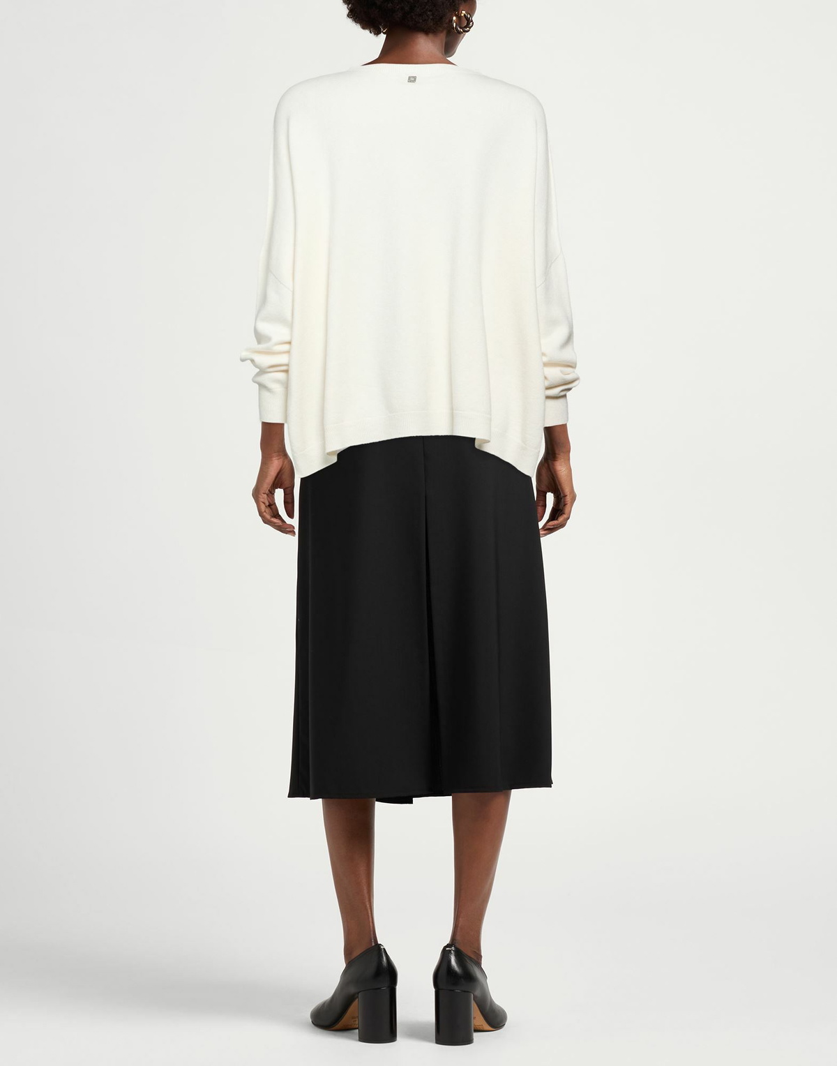 Manila Grace Womens Sweater in Off white