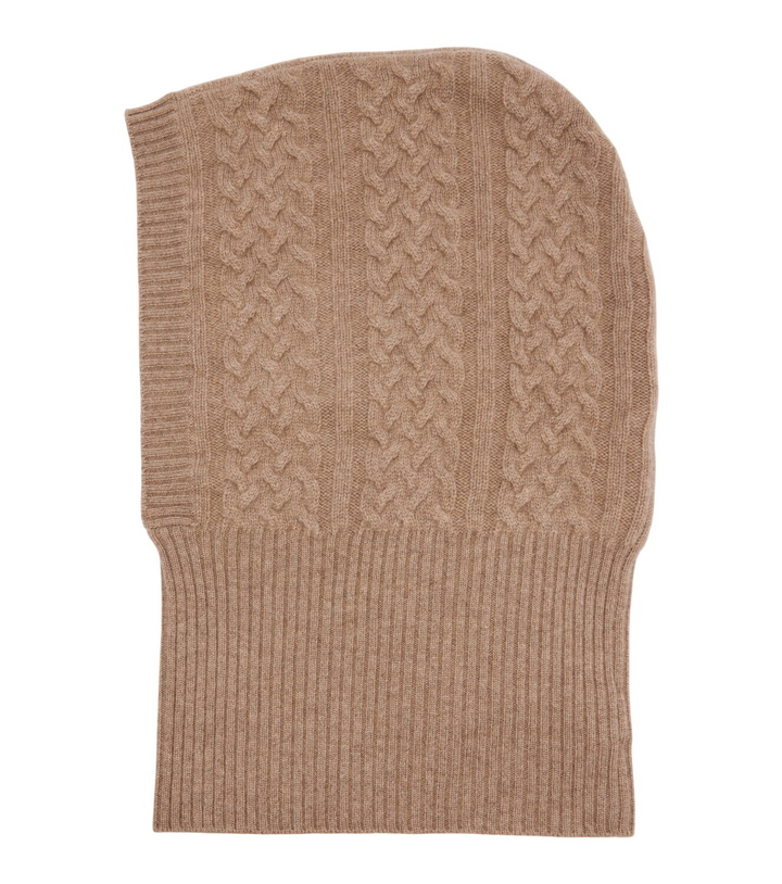 Photo: Max Mara Romana cable-knit cashmere hood