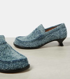 Loewe Campo suede loafer pumps