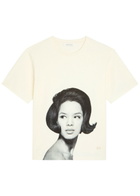 Wales Bonner Selah Printed Cotton T-shirt Ivory