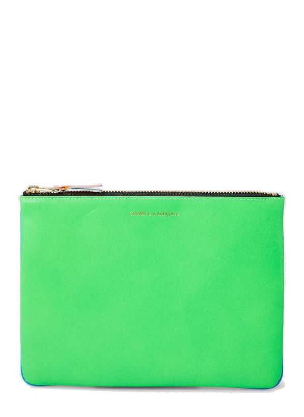 Photo: Huge Logo Pouch Bag in Green