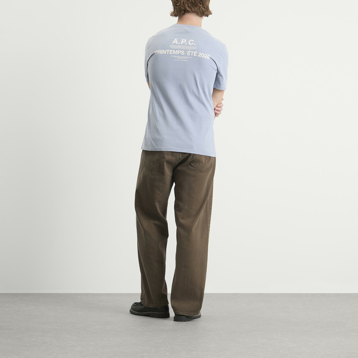 A.P.C. Men's Printemps 26 T-Shirt in Light Blue