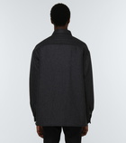 Givenchy - Embroidered padded wool shirt