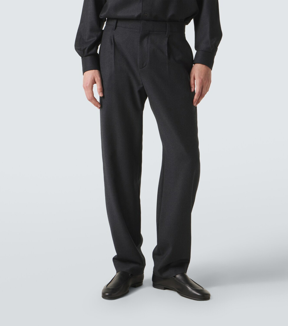 Agnona Wool wide-leg pants