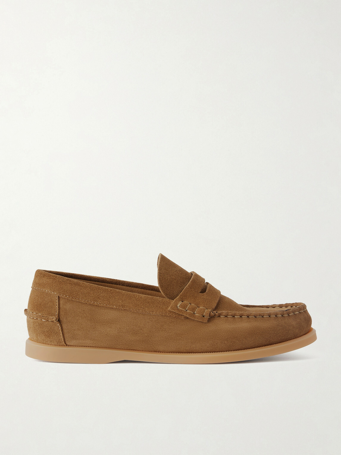 Mr P. - Leo Suede Penny Loafers - Brown