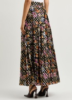 Borgo DE Nor Frey Floral-print Chiffon Maxi Skirt Multicoloured