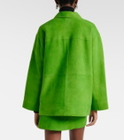 Staud Roxanne suede jacket
