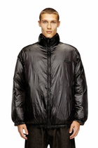 Diesel Reversible padded bomber jacket - Jackets Mens in Multicolor