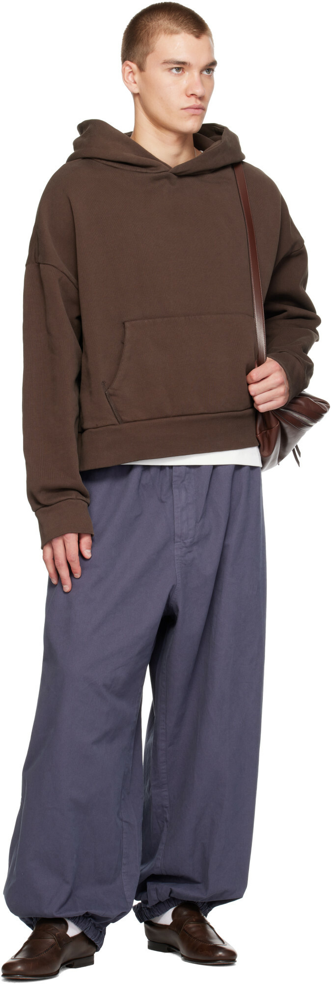 Entire Studios Brown Heavy Hoodie