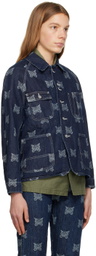 NEEDLES Indigo Papillon Denim Jacket