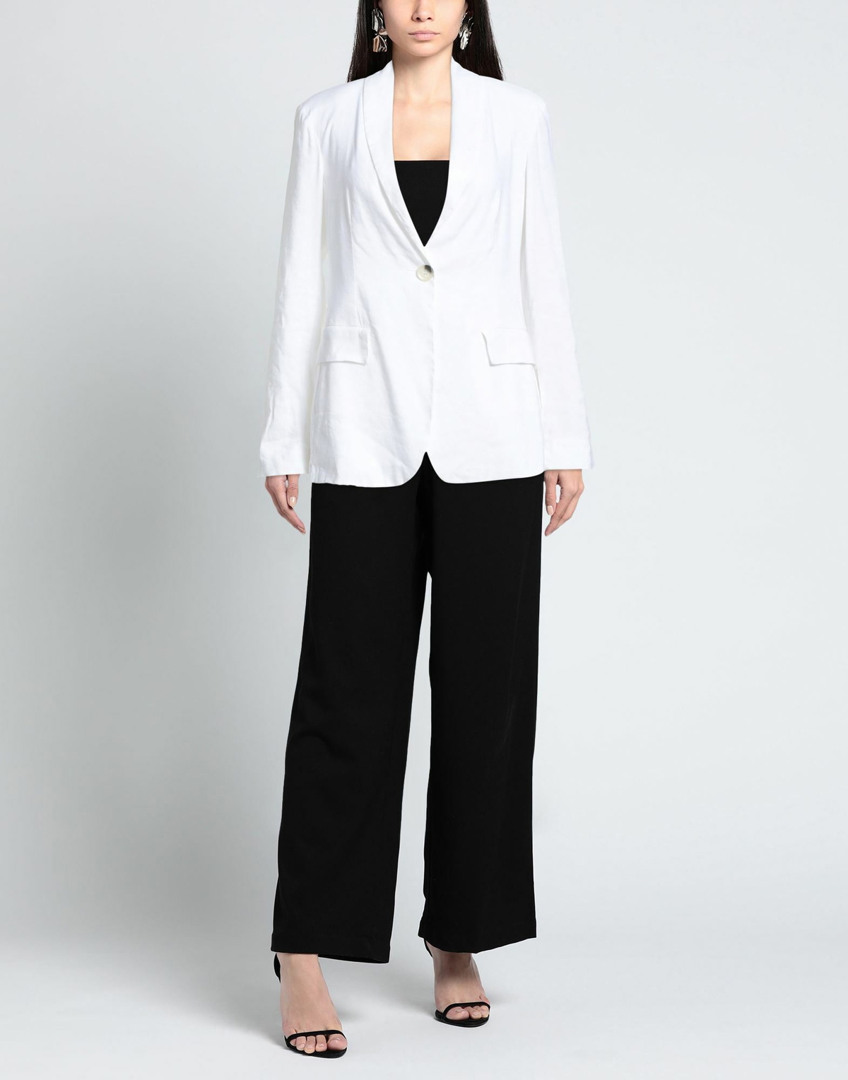 Alessia Santi Womens Blazer Ivory