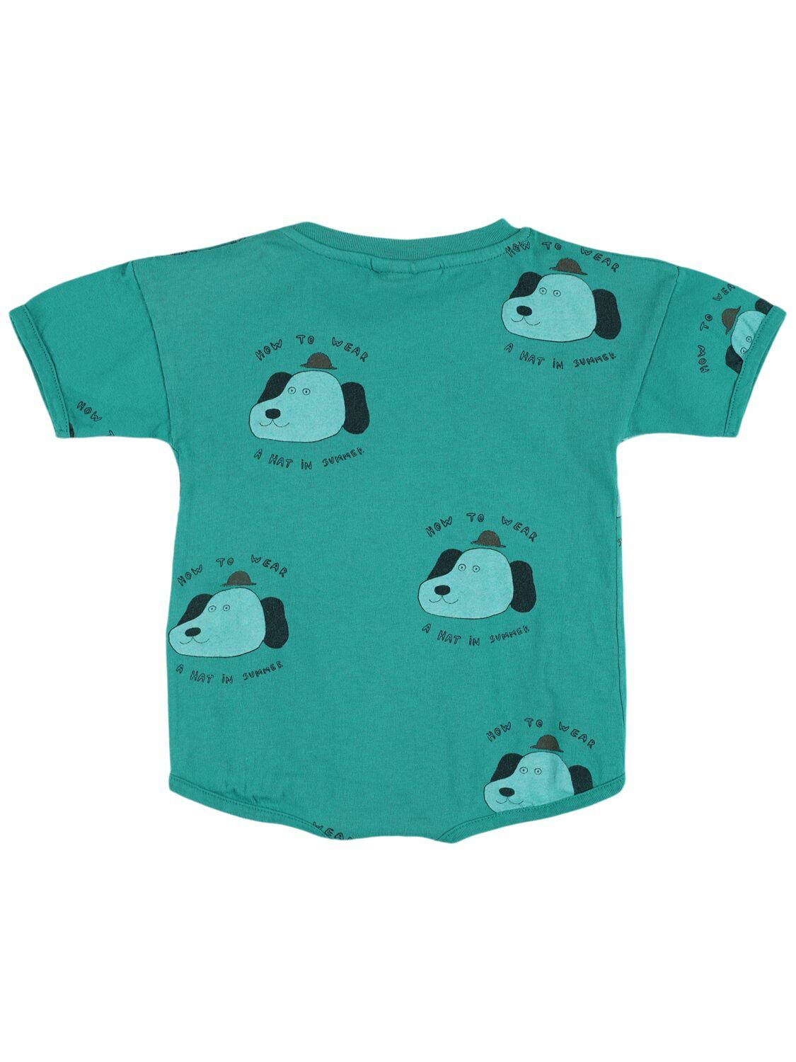 THE CAMPAMENTO Printed Cotton Jersey Romper