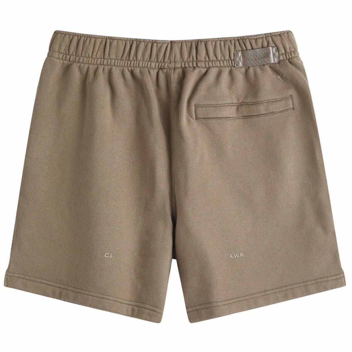 ハーフ・ショートパンツ Nike Nocta Cardinal Stock Fleece Short Nike Nocta Cardinal Stock Fleece Short in Olive Grey/Moon