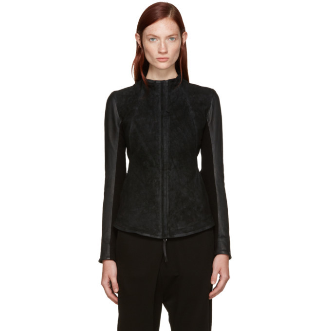 Photo: Boris Bidjan Saberi Black Brushed Suede Jacket